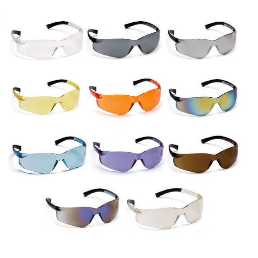 Pyramex Ztek Safety Glasses with Rubber Temples, ANSI Z87.1 - BHP Safety Products
